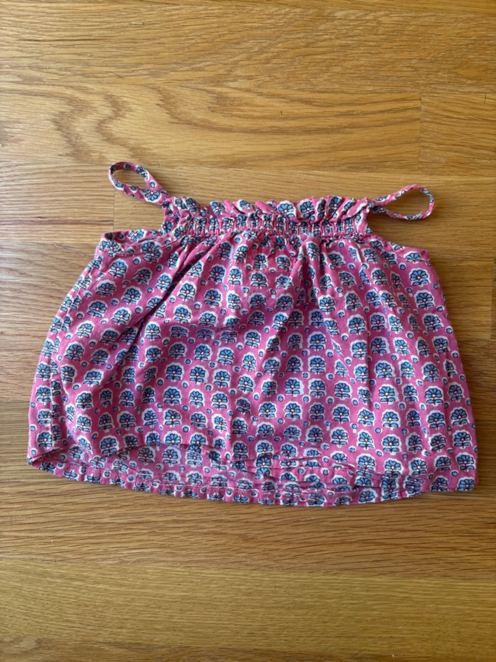 Pink & Blue Batik Top / 12M - Picture 2 of 4